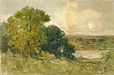 Edward Mitchell Bannister Famous Paintings - On the Seekonk